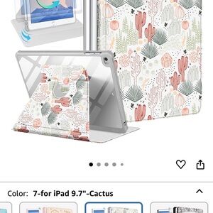 Cactus Pattern Tablet Case for iPad 9.7"